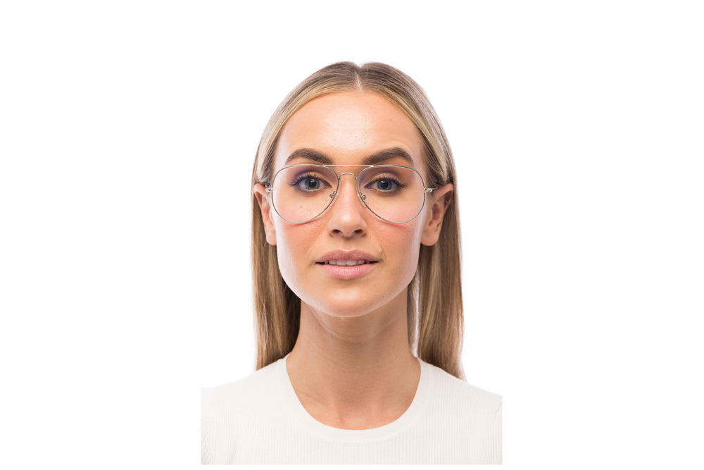 Woman Wearing Maverick Computer Glasses