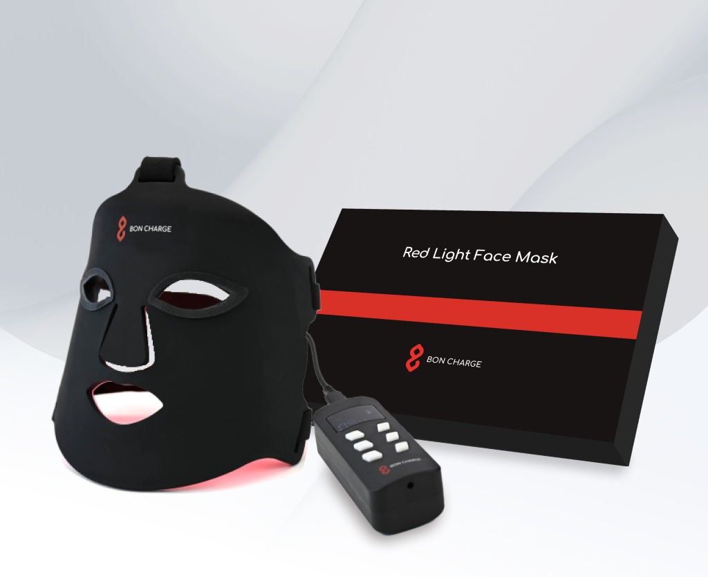 Red Light Face Mask And Packaging