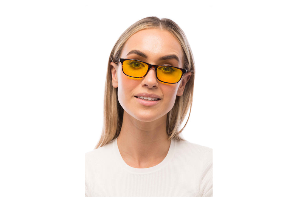 Tortoise Shell Light Sensitivity Glasses Readers