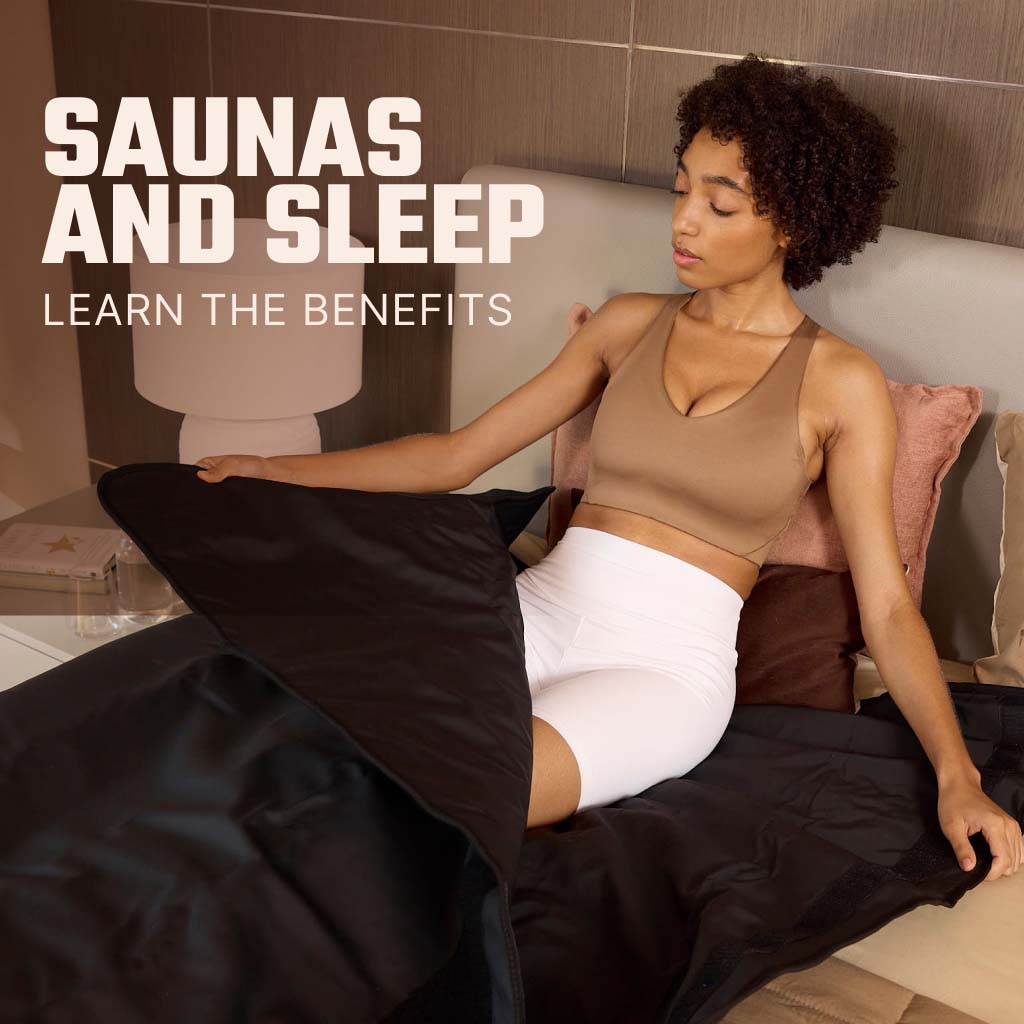Woman Getting Out Of Sauna Blanket