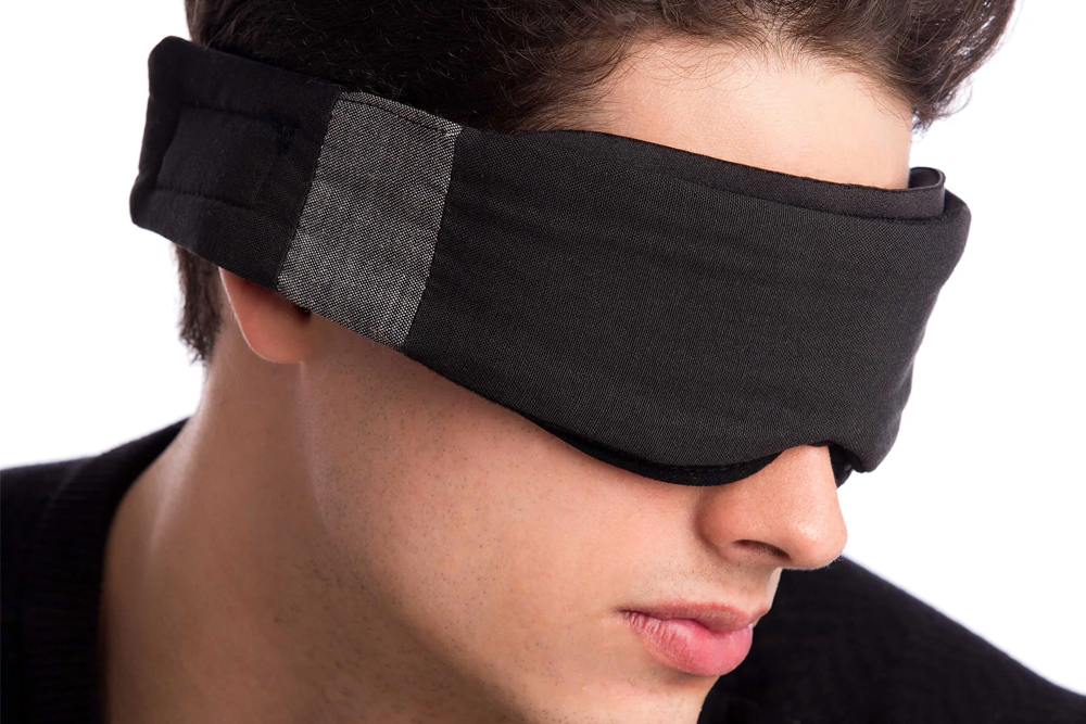 Low-Profile Contoured Blackout Sleep Mask